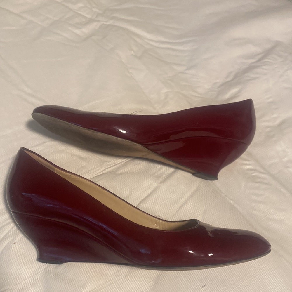 Kate Spade Ruby Patent Wedge Pumps - Size 9M